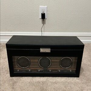 WOLF ROADSTER TRIPLE WATCH WINDER WITH STORAGE